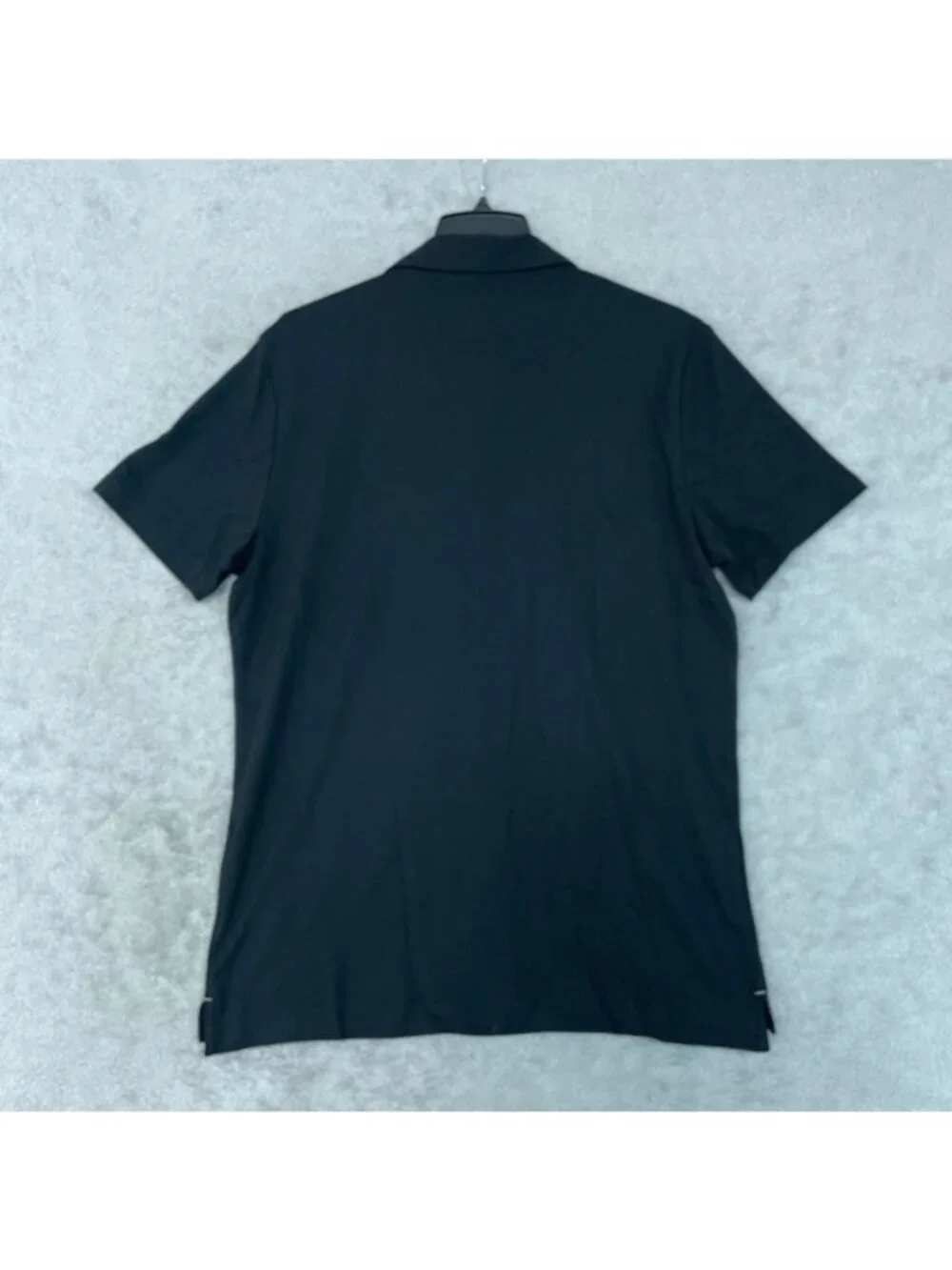 NWT Banana Republic Men's M Black Polo Shirt 100% Cotton Short Sleeve